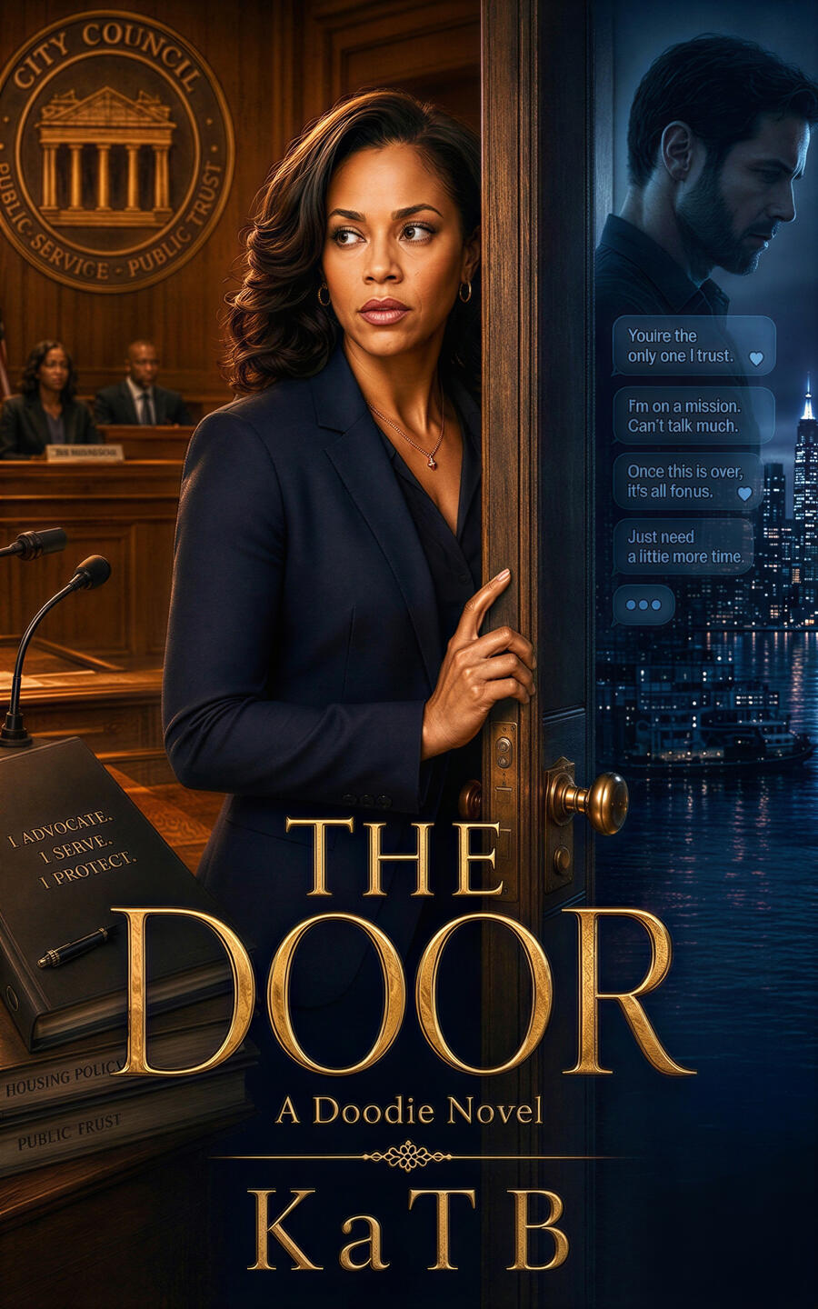Cover art for THE DOOR by KaT B.
